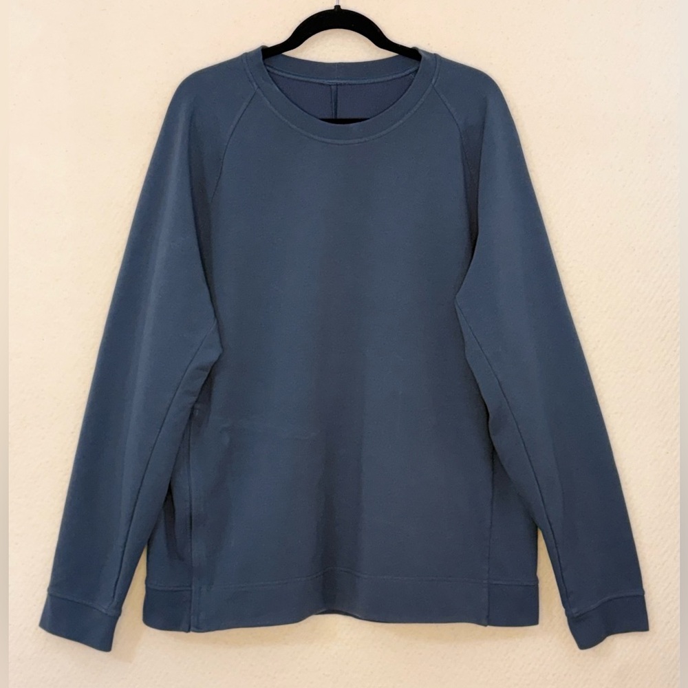 Men’s Lululemon Blue City Sweat Crew Size XXL